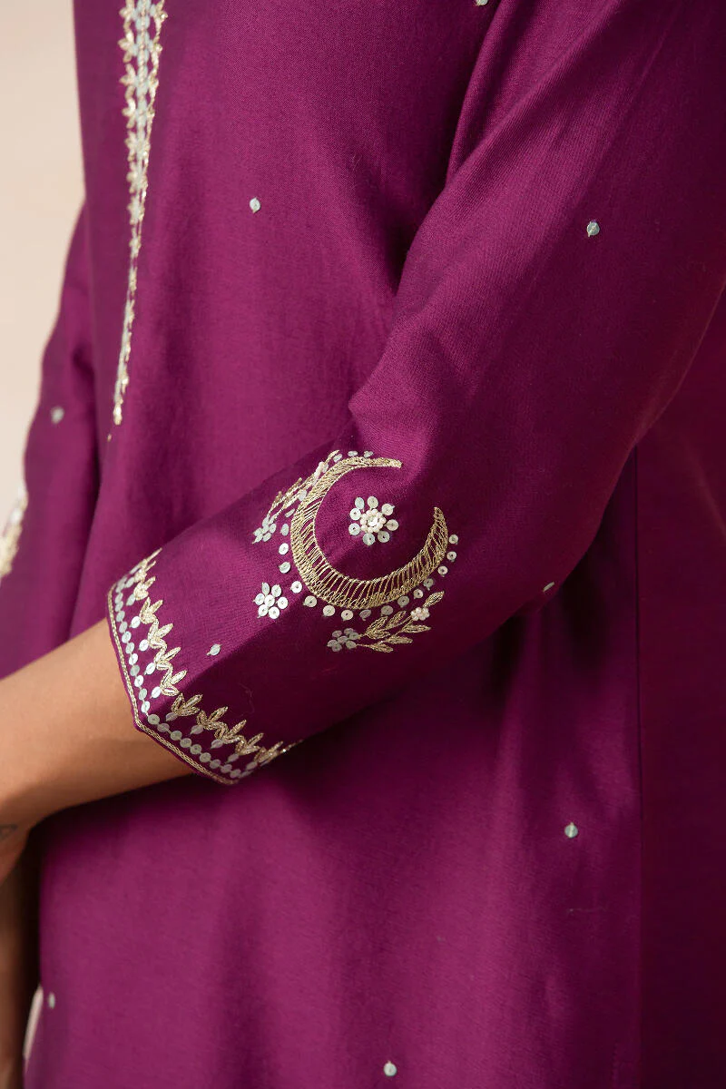 Nazma Shaheen Chanderi Kurta - Image 4