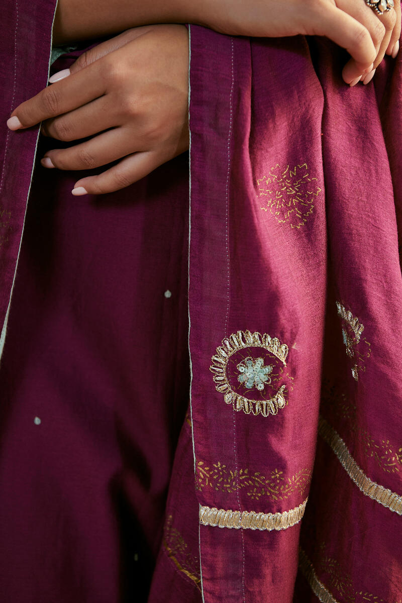 Nazma Shaheena Chanderi Dupatta - Image 2