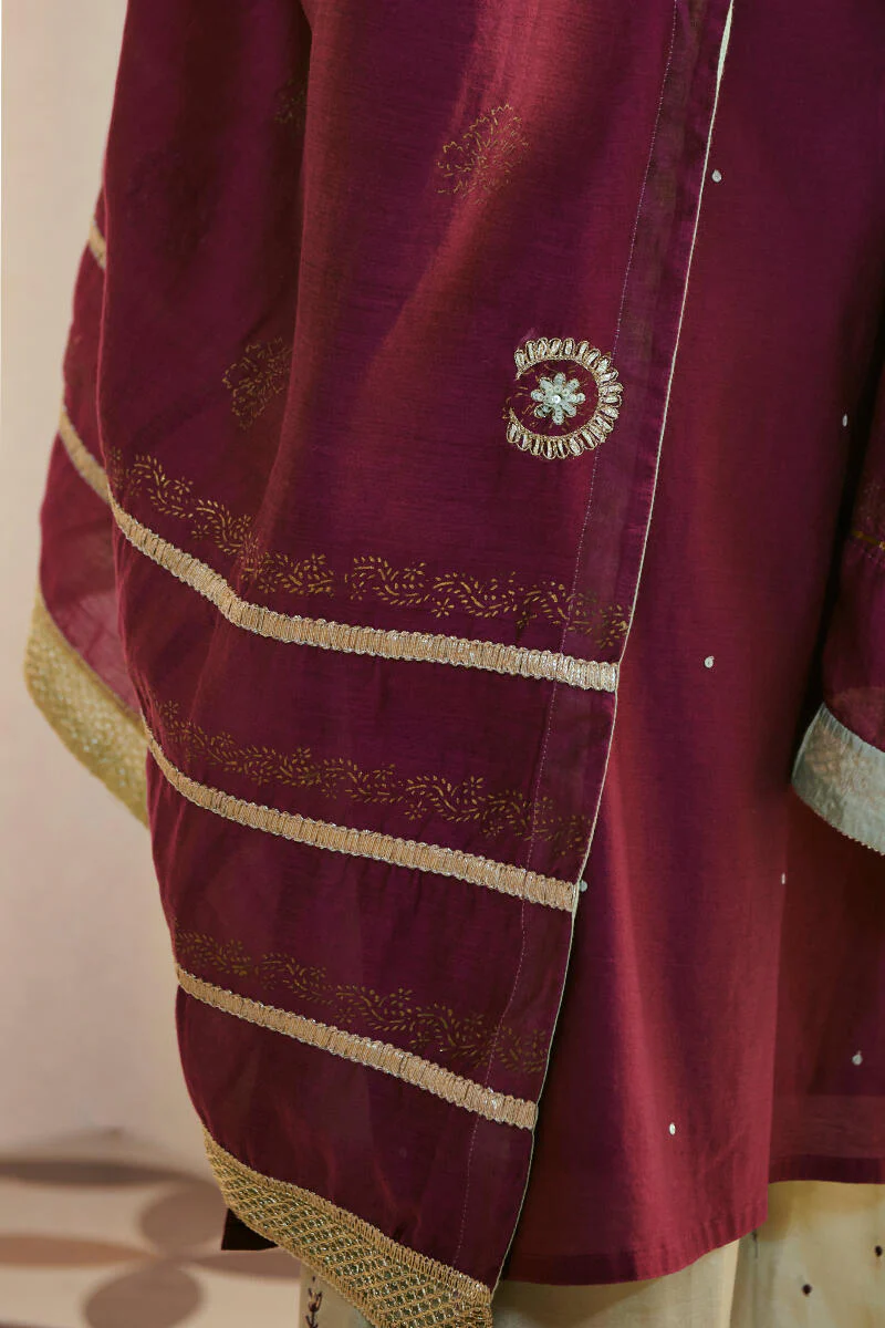 Nazma Shaheena Chanderi Dupatta - Image 4