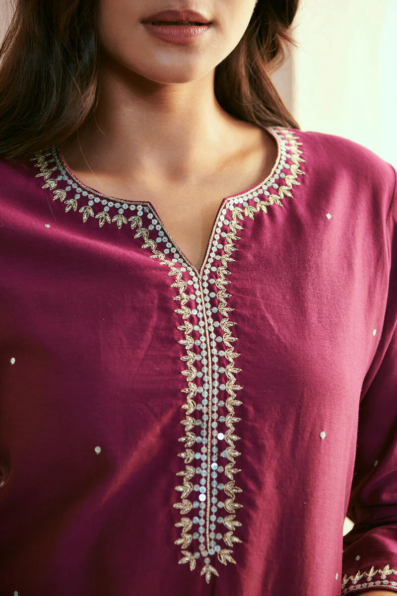Nazma Shaheena Chanderi Kurta - Image 2