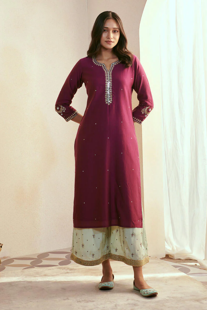 Nazma Shaheena Chanderi Kurta - Image 3