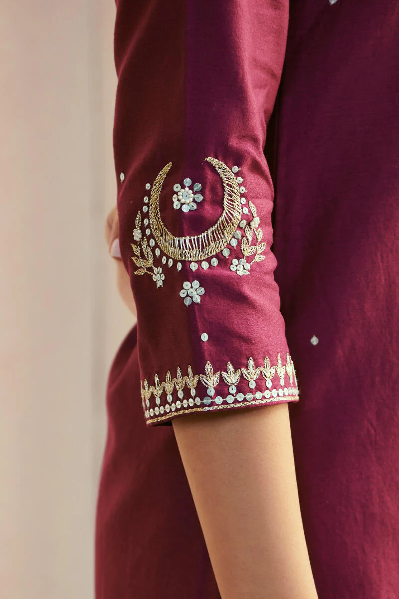 Nazma Shaheena Chanderi Kurta - Image 4