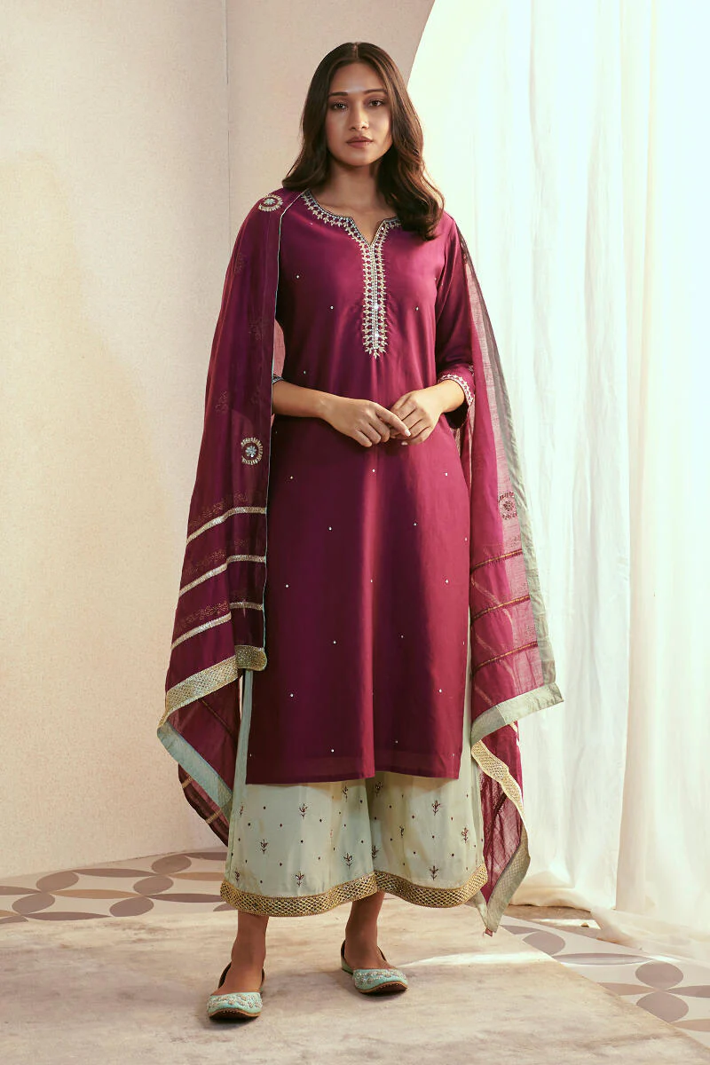 Nazma Shaheena Chanderi Kurta - Image 5