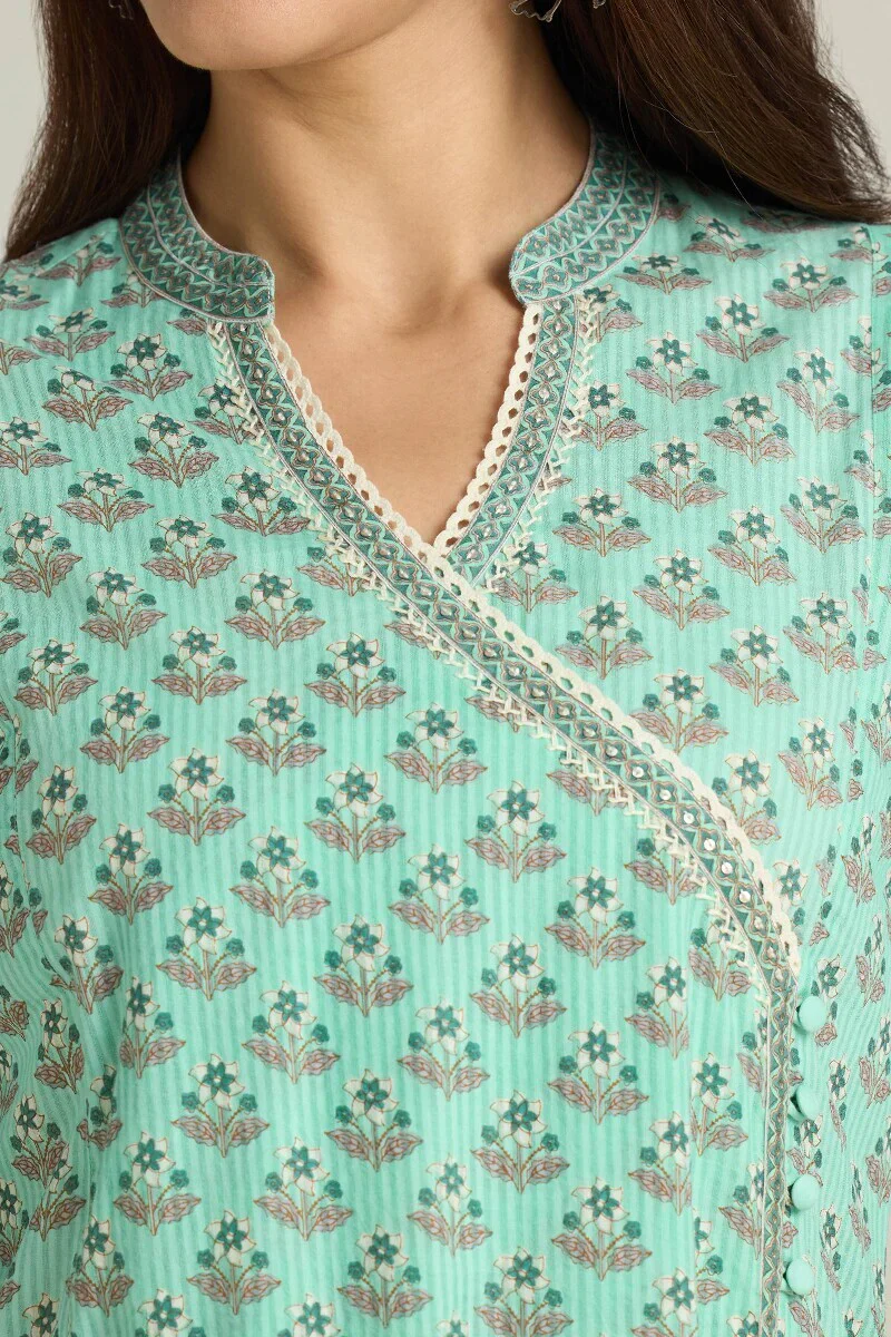 Surplus: Nazmin Angrakha Kurta - Image 5