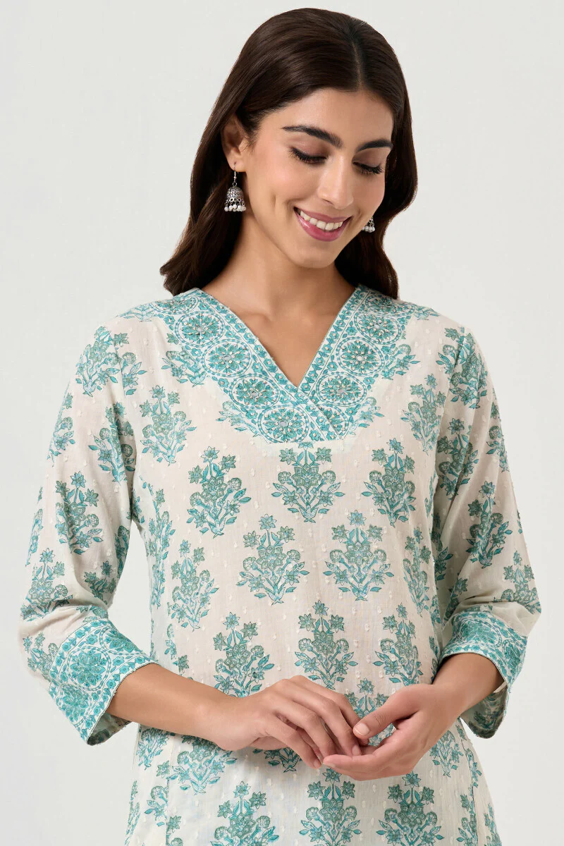 Neelofar Aisha Sanganeri Kurta - Image 5