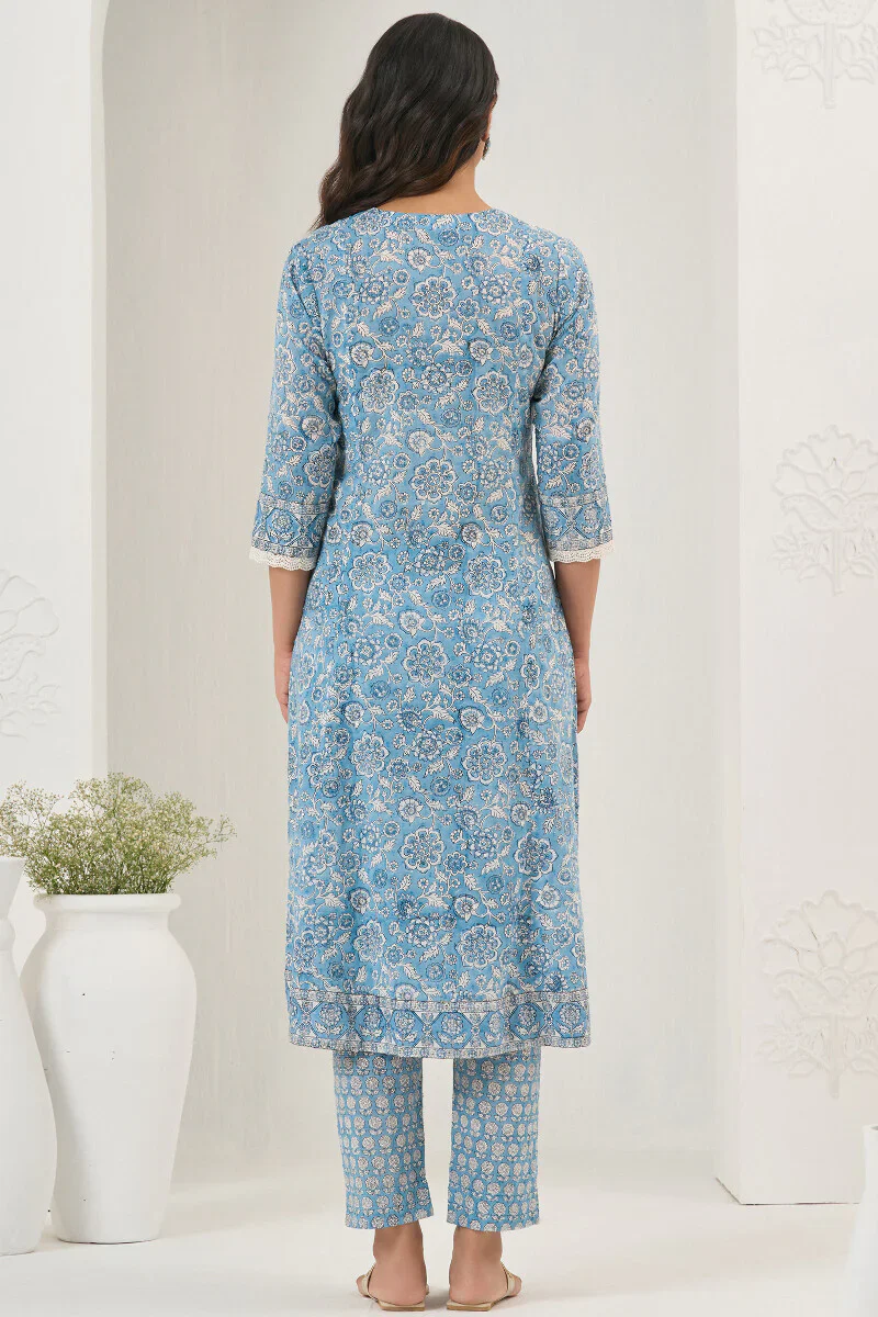 Surplus: Neelofar Gulbano Sanganeri Kurta - Image 7