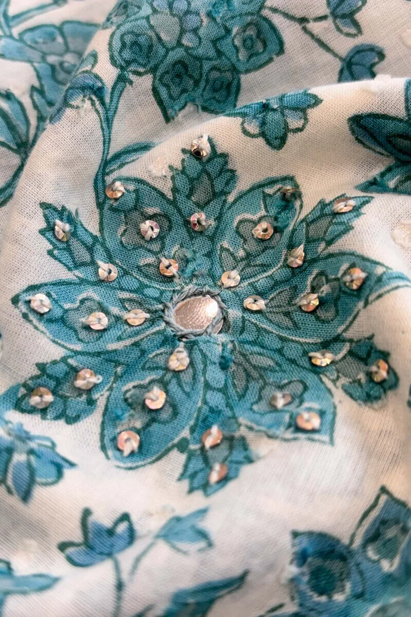 Neelofar Naureen Sanganeri Kurta - Image 2