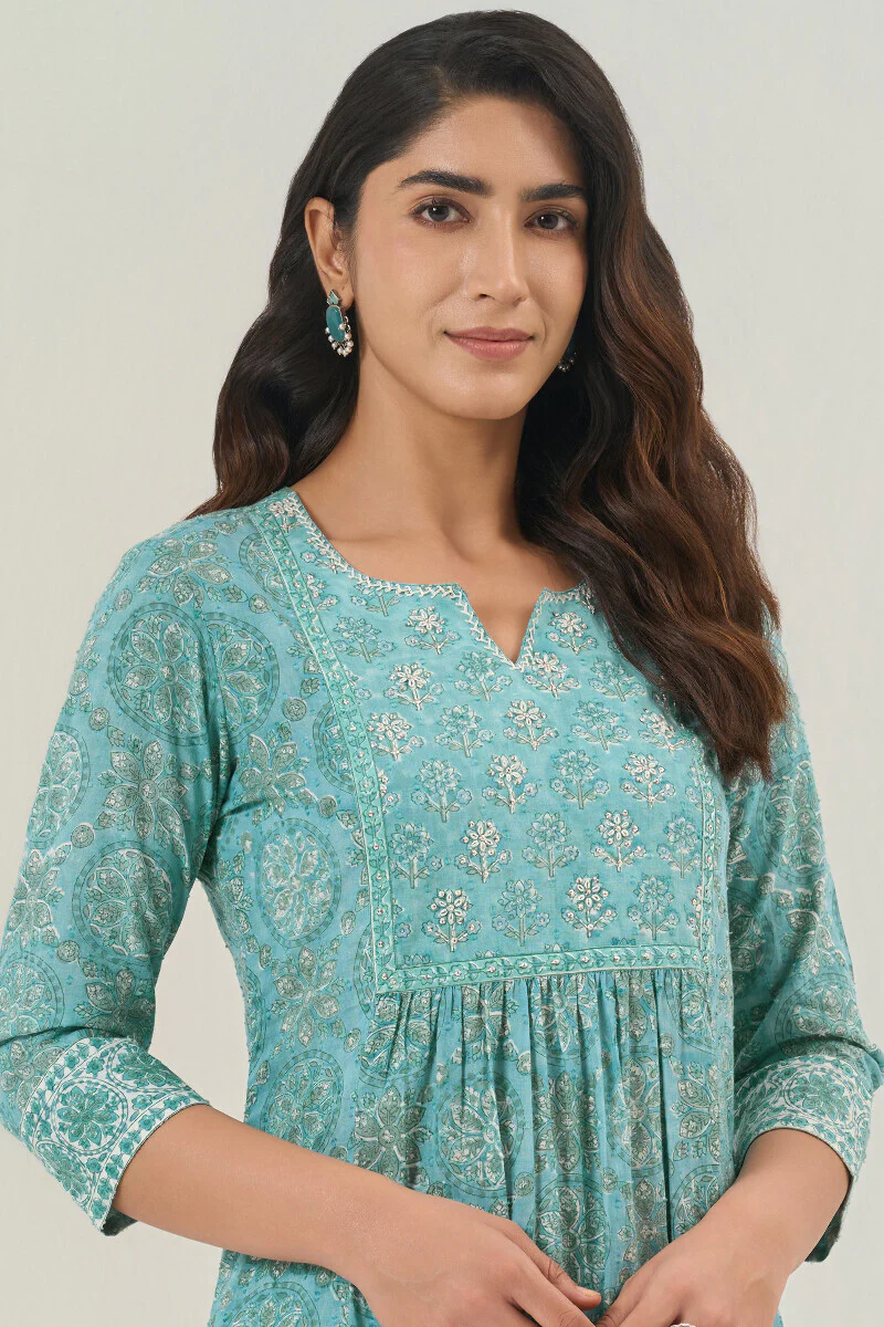 Neelofar Shireen Sanganeri Kurta - Image 5