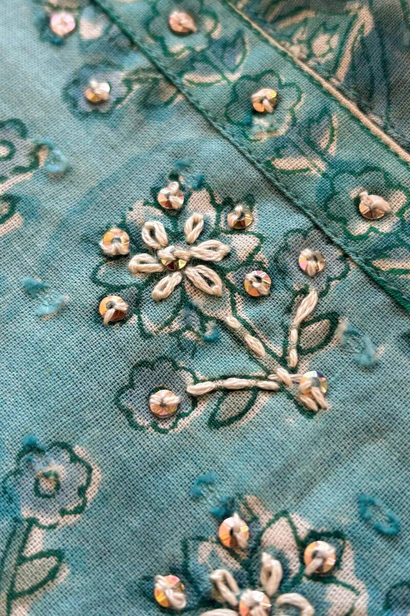 Surplus: Neelofar Shireen Sanganeri Kurta - Image 2
