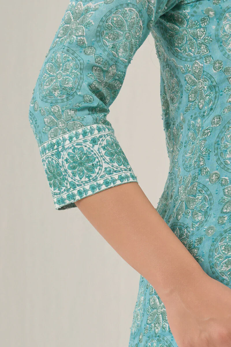 Surplus: Neelofar Shireen Sanganeri Kurta - Image 6
