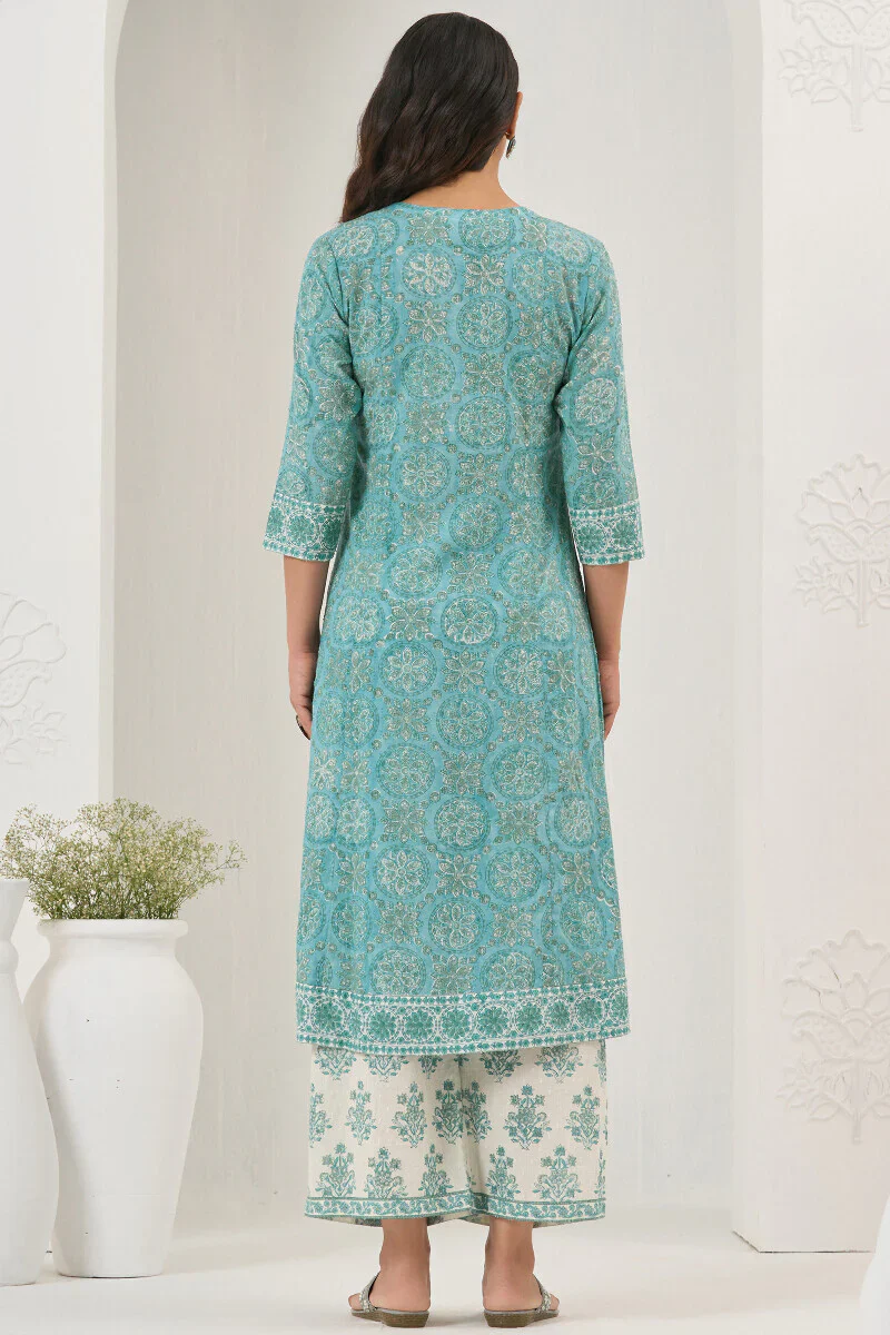 Surplus: Neelofar Shireen Sanganeri Kurta - Image 8