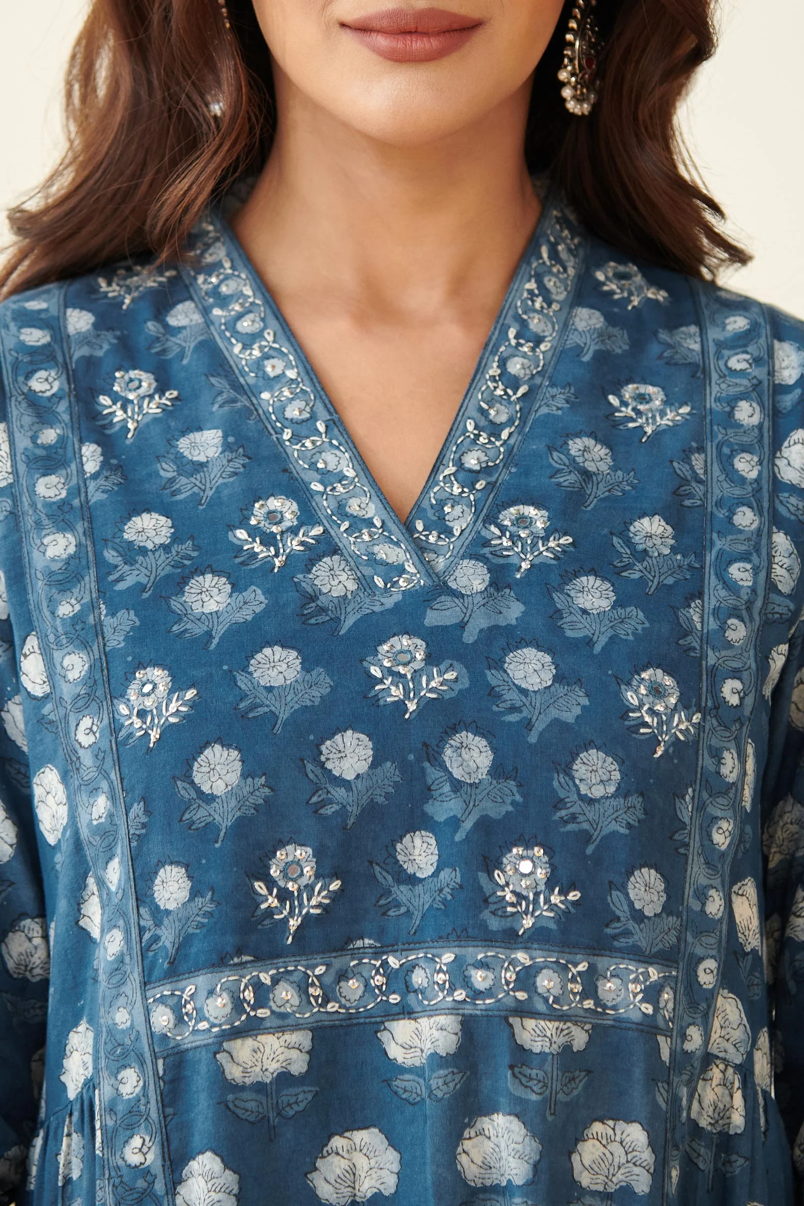 Noor Aasira Bagru Kurta - Image 4