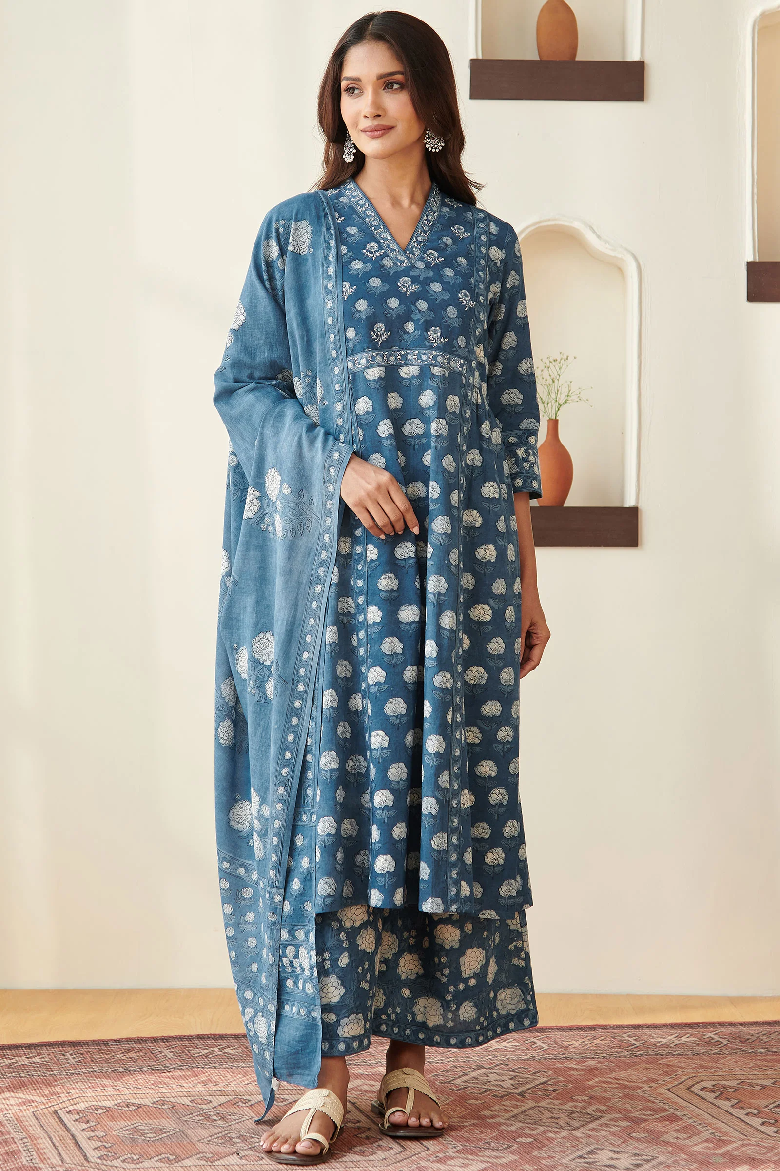 Noor Aasira Bagru Kurta - Image 6