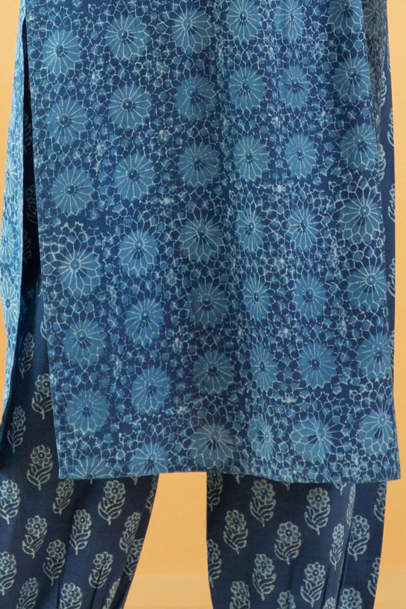 Noor Nazia Indigo Kurta - Image 7