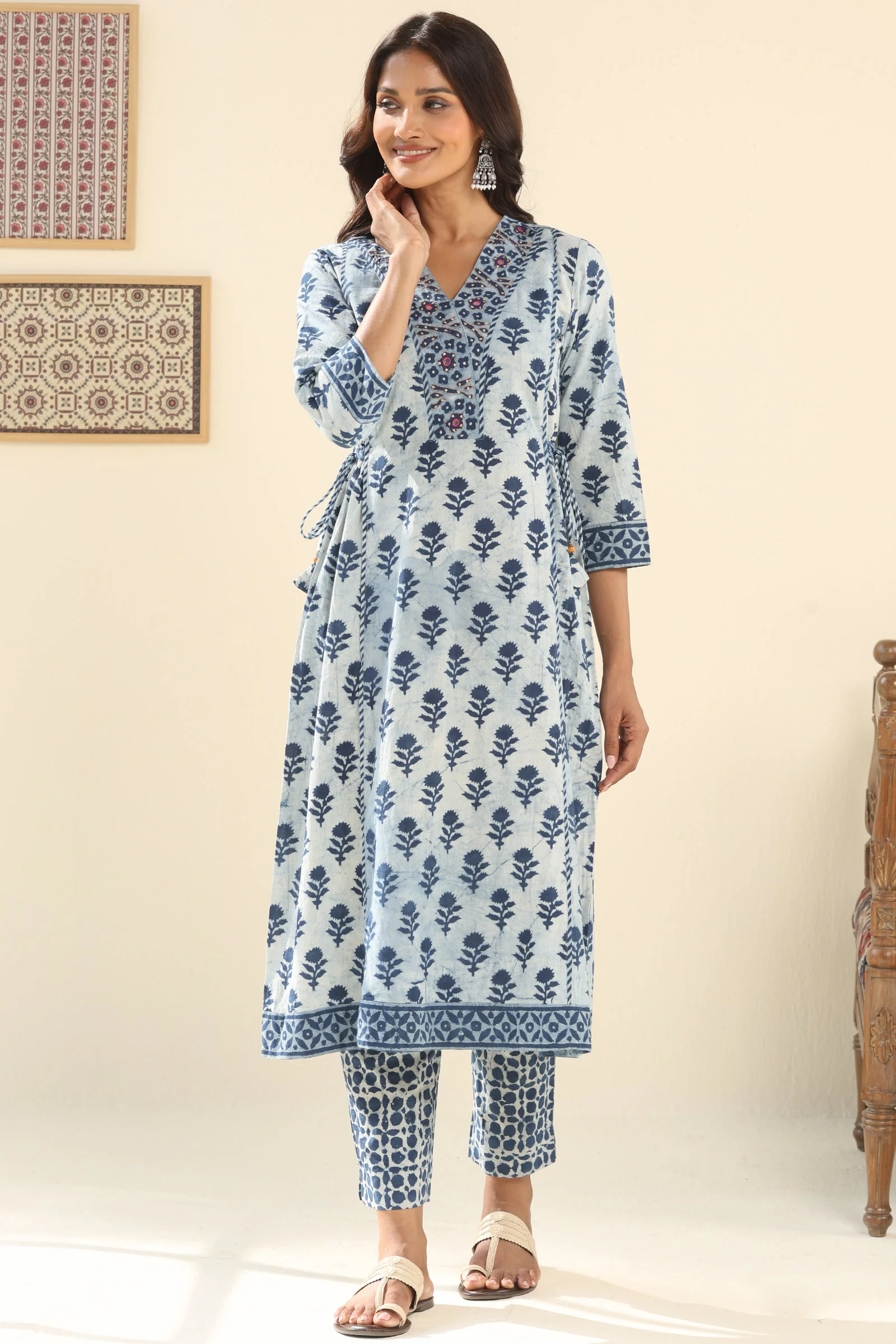 Nurtaj Rumaisa Bagru Kurta - Image 2
