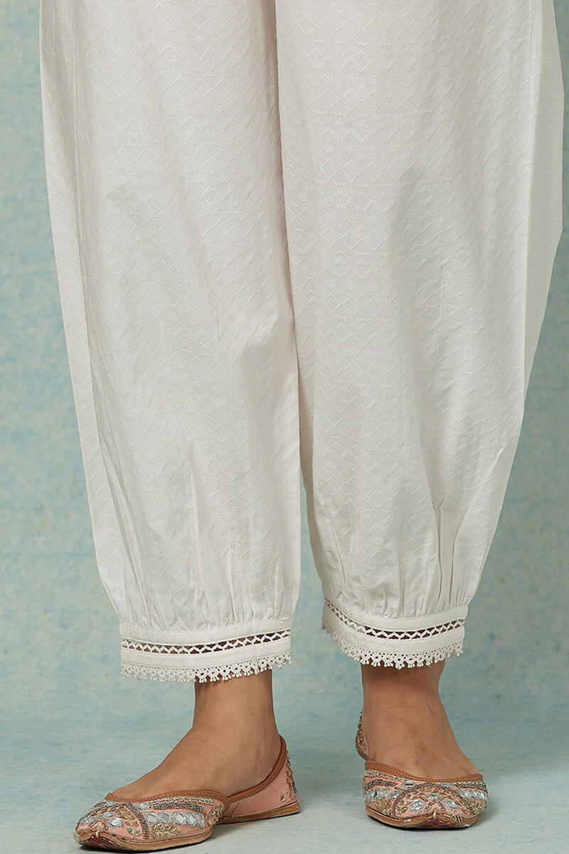 Nusrat Jahan Mahin Lace Izhaar Pants - Image 5