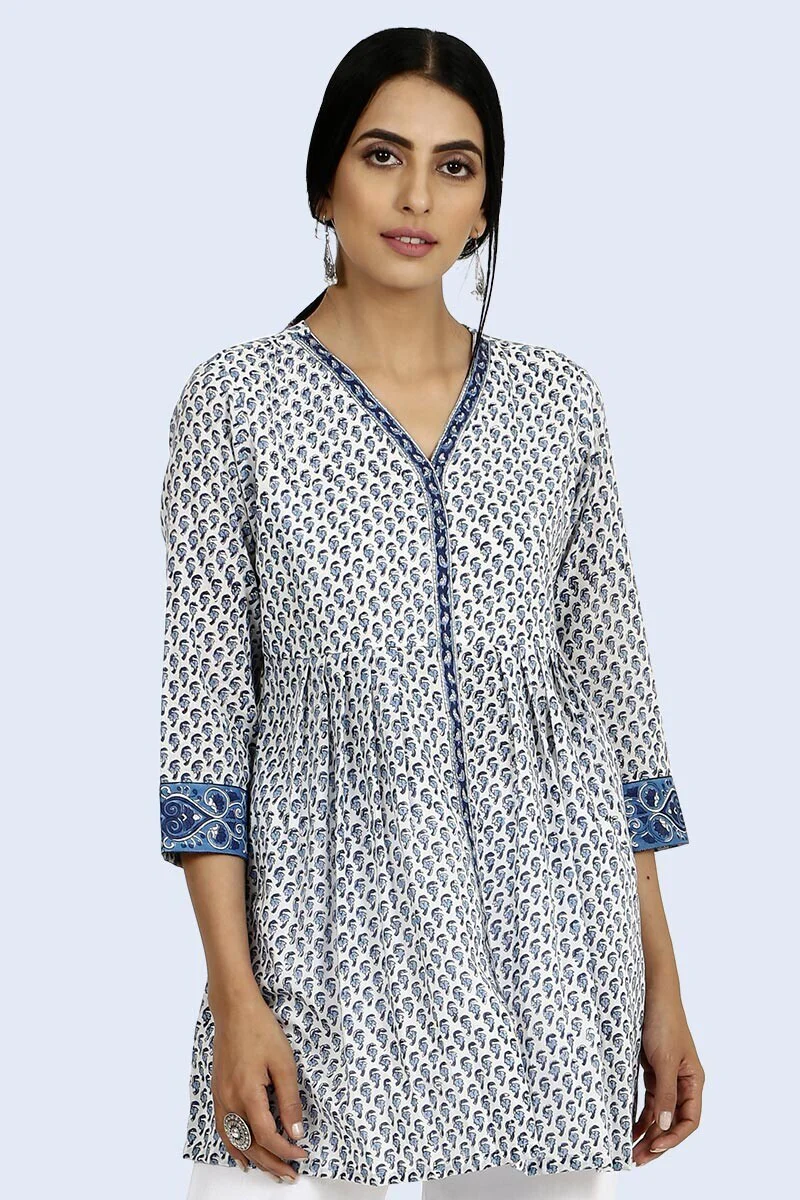 Open blue buti kurti - Image 2