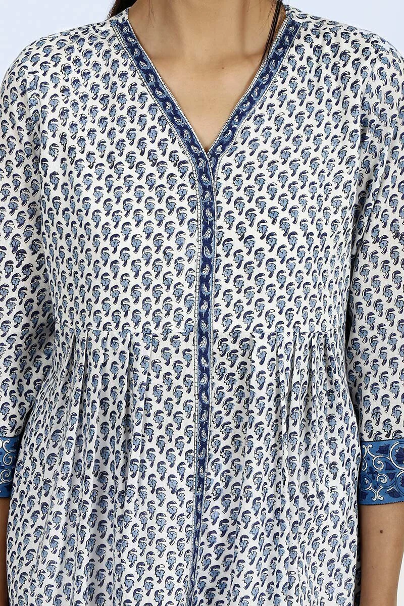 Open blue buti kurti - Image 6