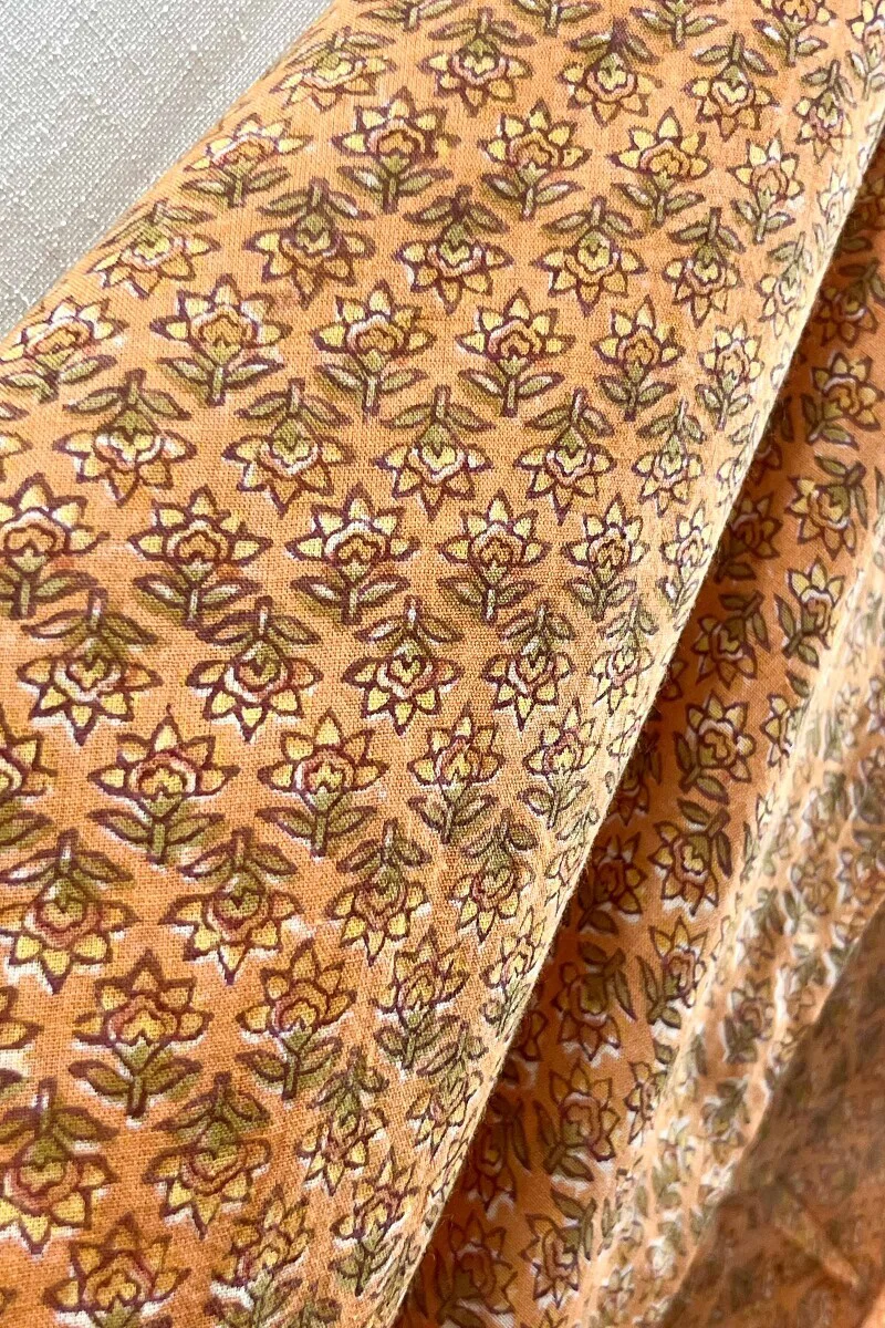 Orange Cotton Mul Dupatta - Image 3