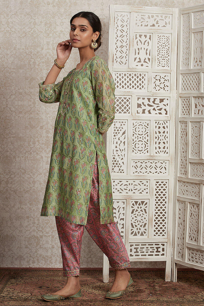 Parinaz Heer Chanderi Kurta - Image 4