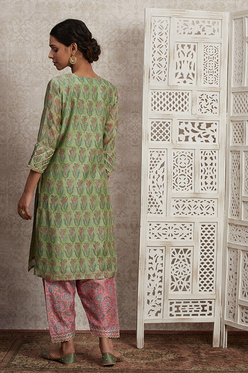 Parinaz Heer Chanderi Kurta - Image 5