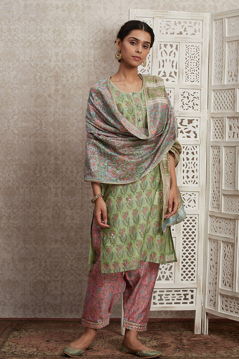 Parinaz Heer Chanderi Salwar - Image 5