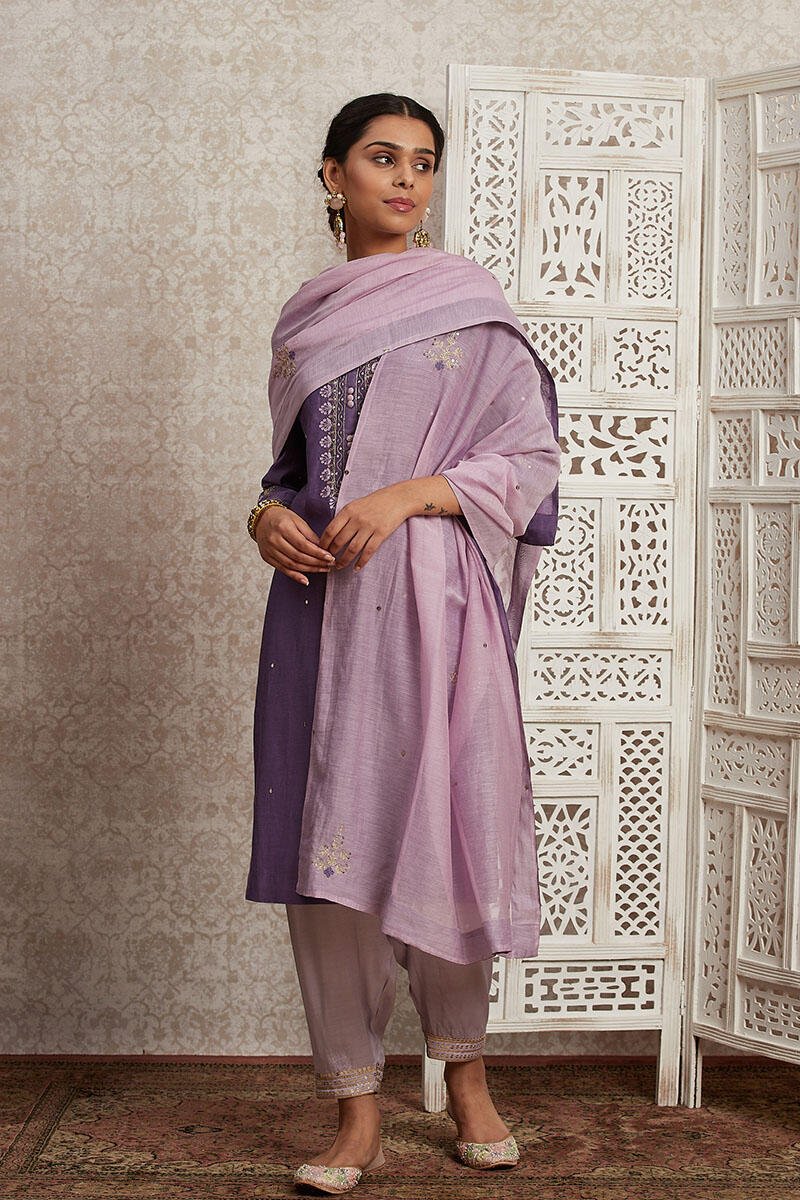 Parinaz Zara Cotton Silk Dupatta - Image 3