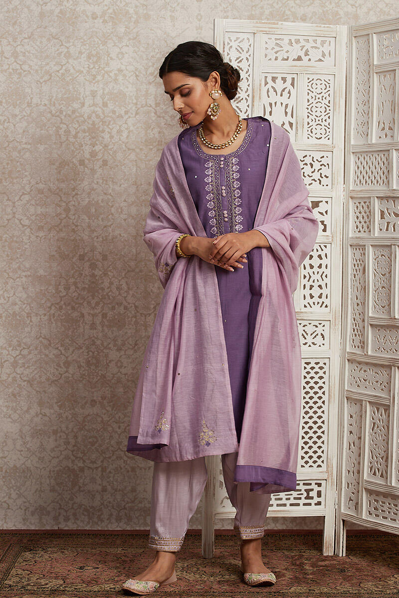 Parinaz Zara Cotton Silk Dupatta - Image 4
