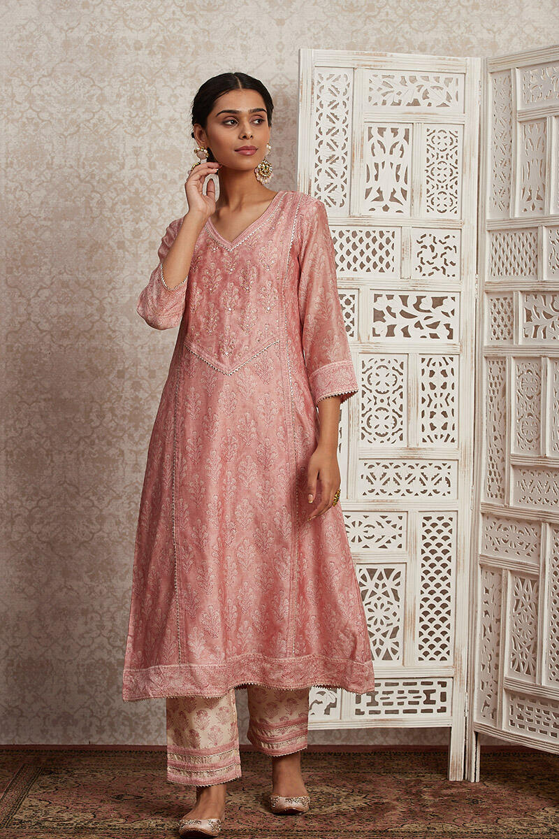 Parinaz Zoya Chanderi Kurta - Image 2