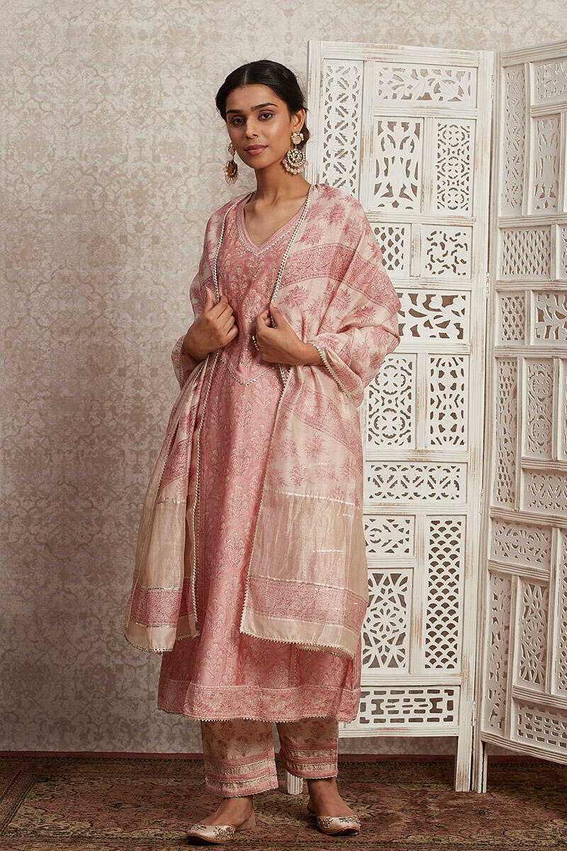 Parinaz Zoya Chanderi Kurta - Image 6