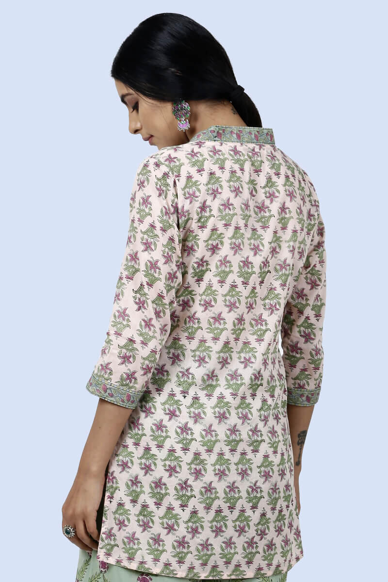 Peach miughal kurti - Image 5