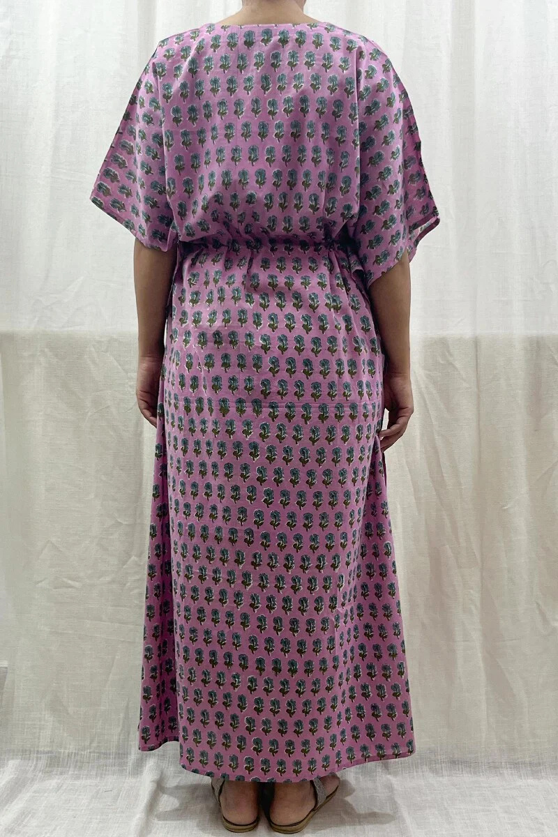 Purple Handcrafted Kaftan - Image 6