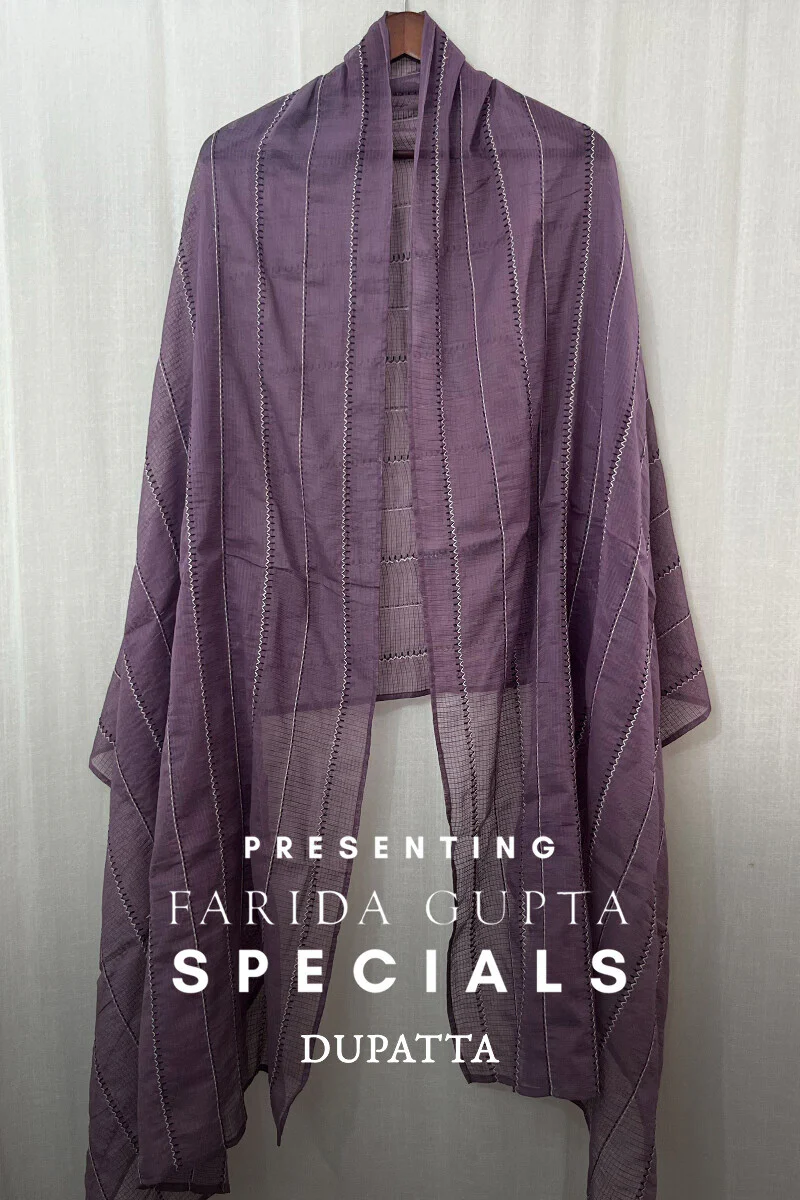 Purple Kota Dupatta