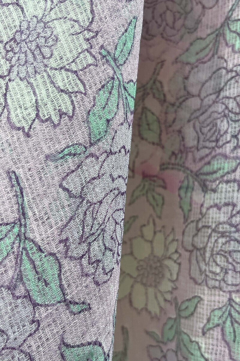 Purple Sanganeri Dupatta - Image 3