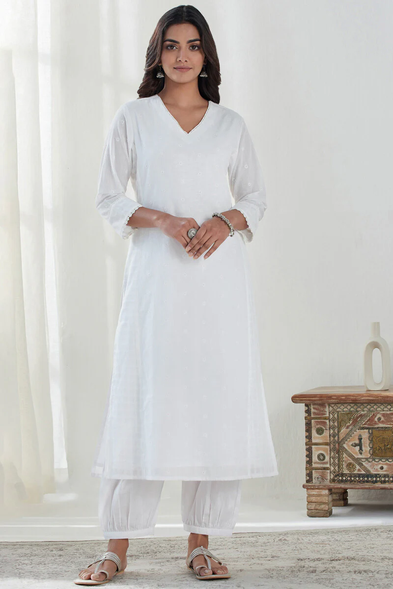 Raahat Jia Schiffli Kurta - Image 3