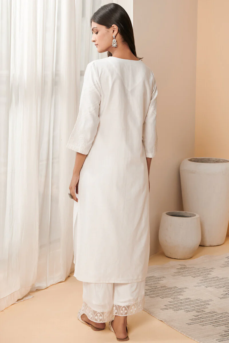 Raahat Zubeida Chanderi Kurta - Image 9