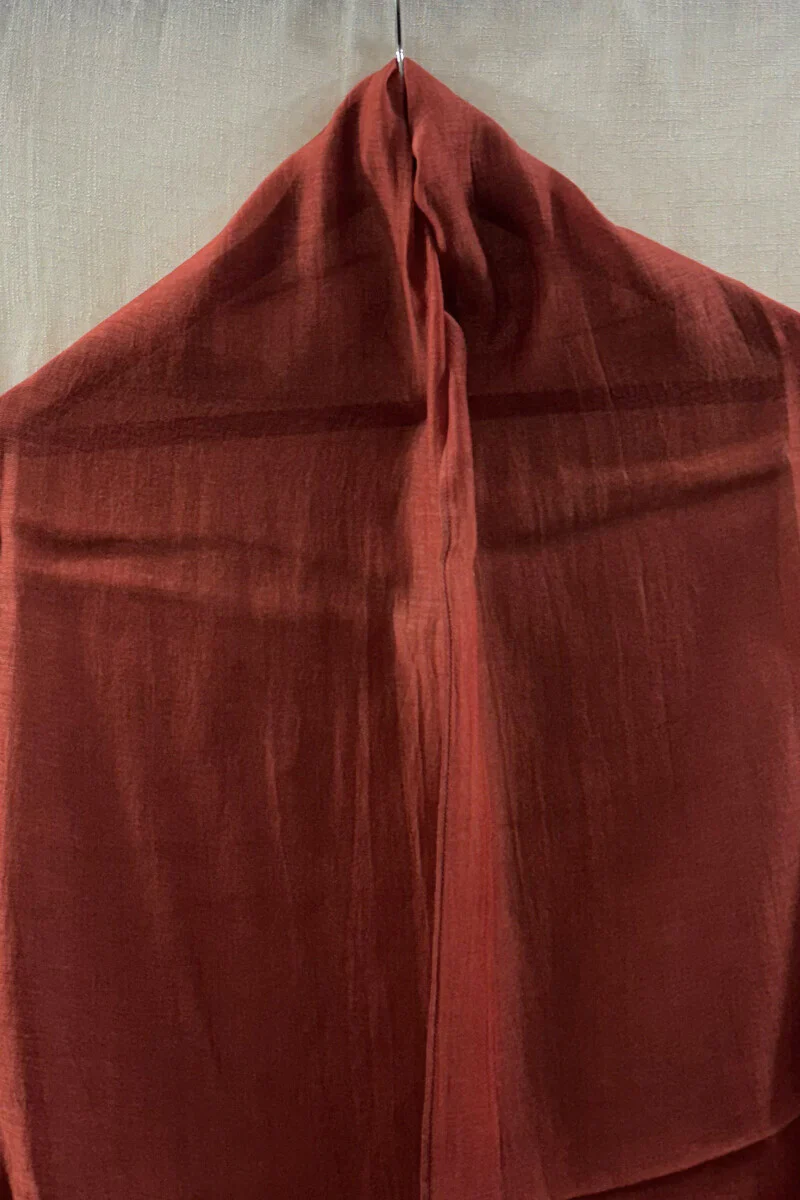 Red Chanderi Dupatta - Image 4