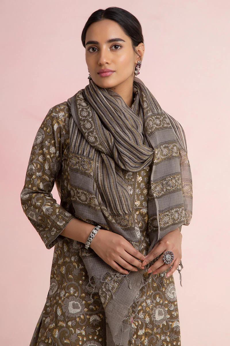 Rehnuma Mehreen Kota Dupatta - Image 4