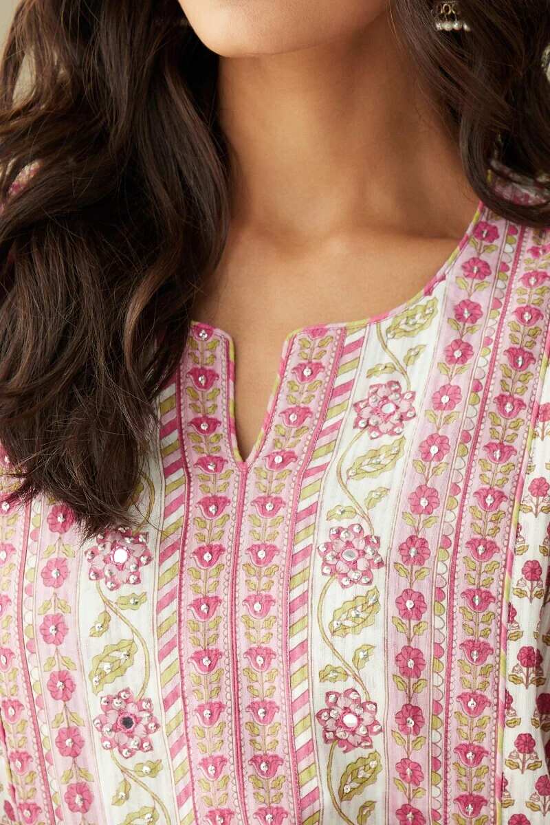 Rosheen Aisha Sanganeri Kurta - Image 5
