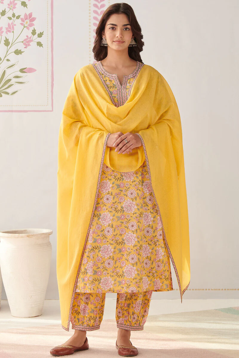 Rosheen Aliza Sanganeri Izhaar Pants - Image 3