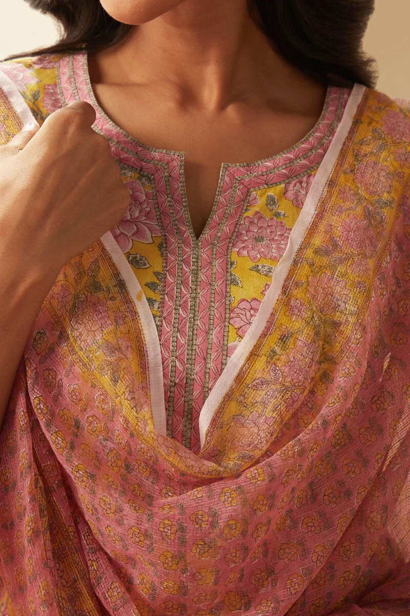 Rosheen Aliza Sanganeri Kota Dupatta - Image 2