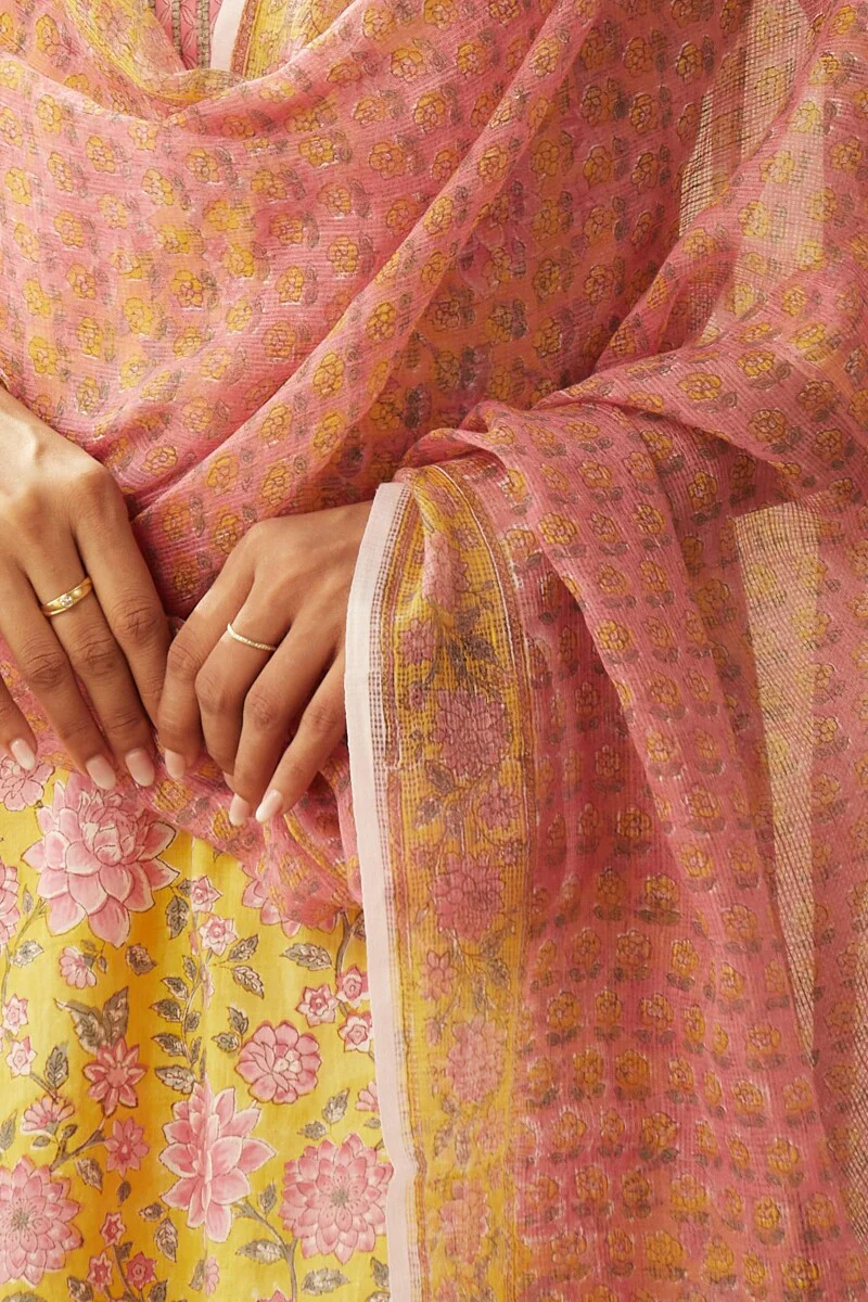 Rosheen Aliza Sanganeri Kota Dupatta - Image 4