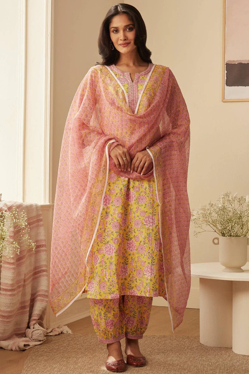 Rosheen Aliza Sanganeri Kota Dupatta - Image 3