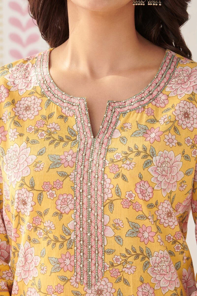 Surplus: Rosheen Aliza Sanganeri Kurta - Image 5