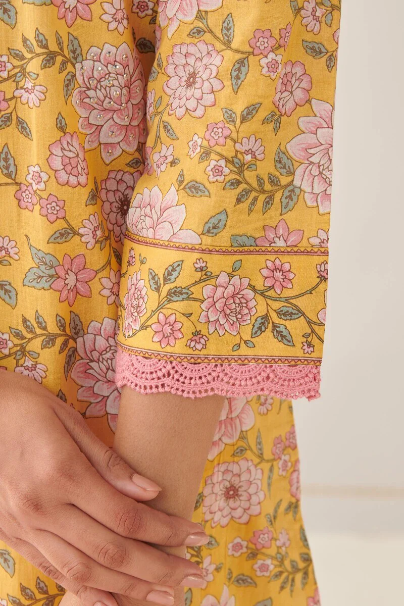 Surplus: Rosheen Aliza Sanganeri Kurta - Image 6