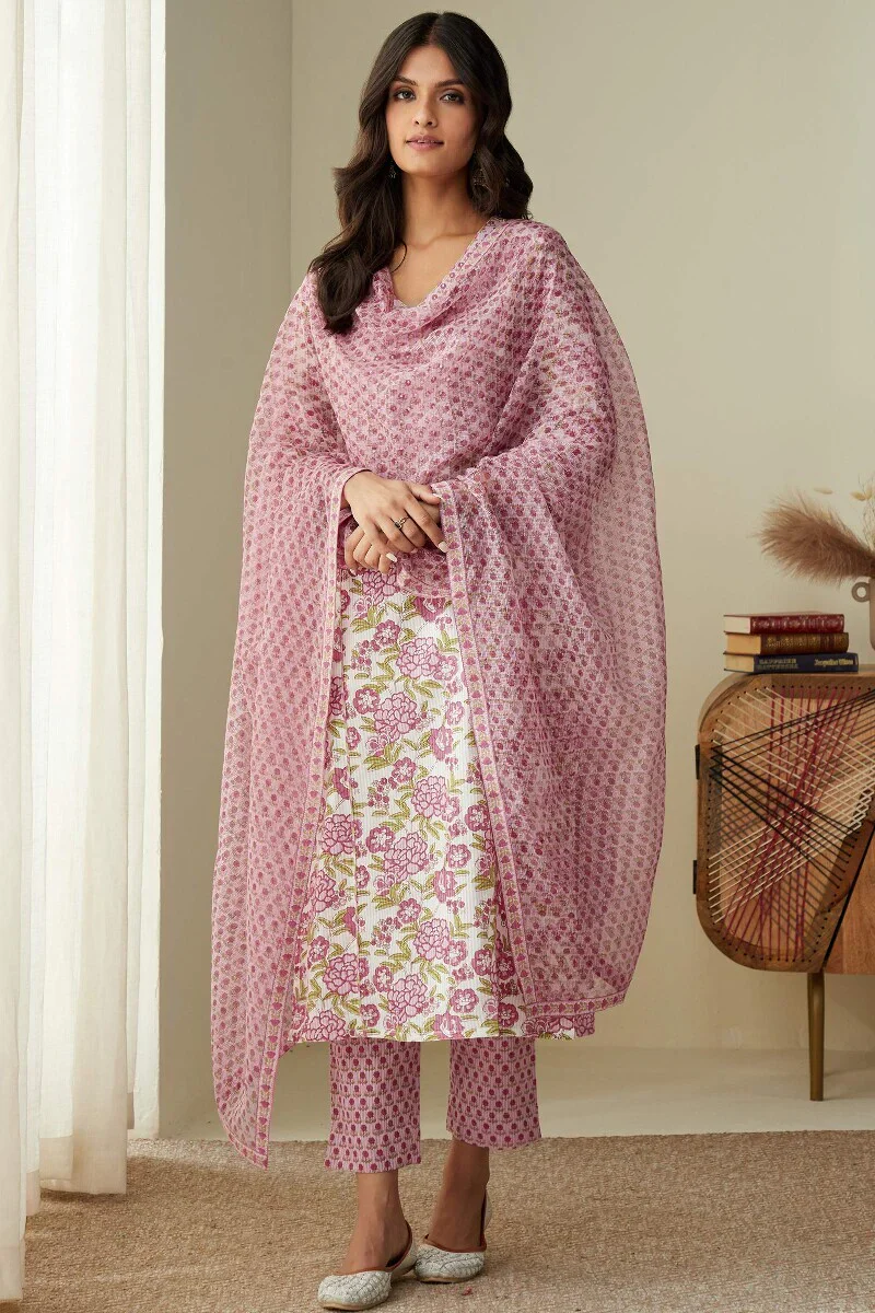 Rosheen Anaya Sanganeri Kurta - Image 4