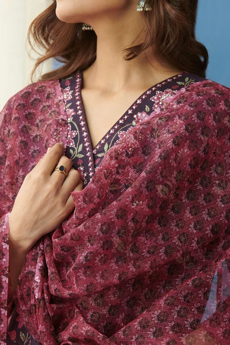 Rosheen Fahima Sanganeri Dupatta - Image 2