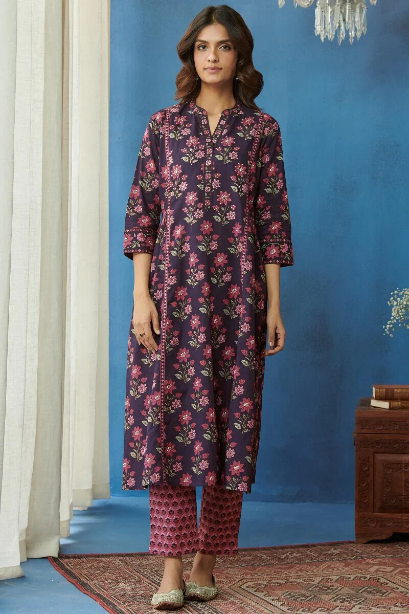 Surplus: Rosheen Fahima Sanganeri Kurta - Image 2