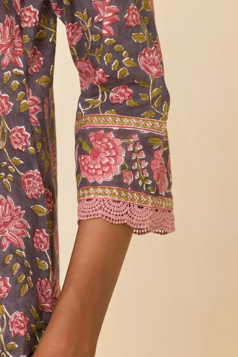 Surplus: Rosheen Faiza Sanganeri Kurta - Image 6