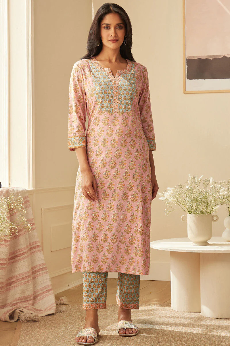 Rosheen Farah Sanganeri Kurta - Image 2